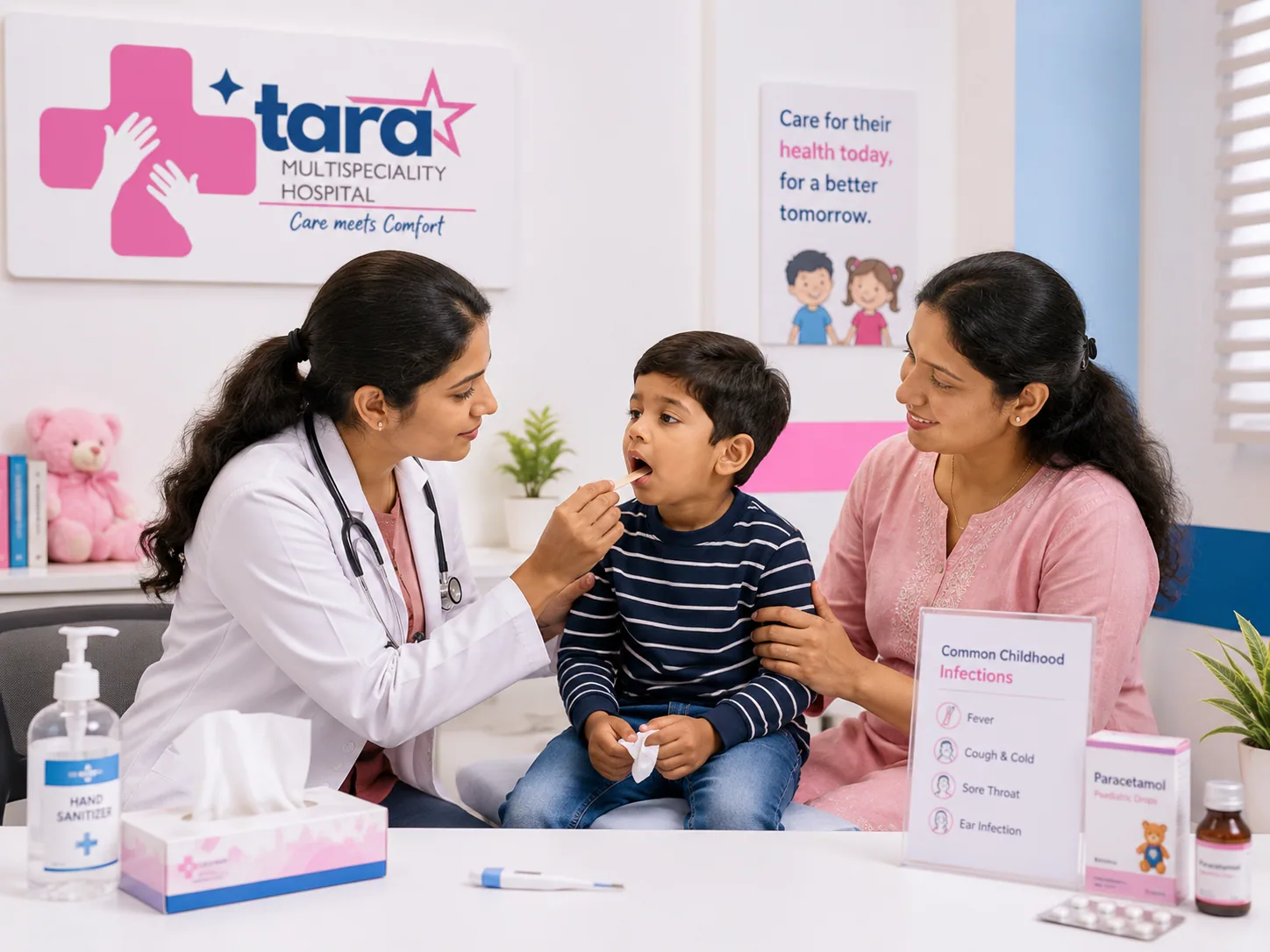 Childhood infection treatment pediatrician